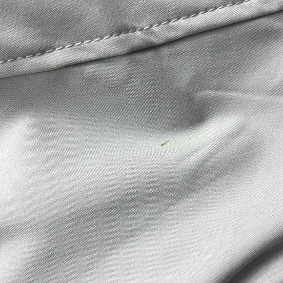 Wulful Jacket Gray White Casual Lightweight Bomber Jacket Size Large Zip Up - Picture 13 of 13